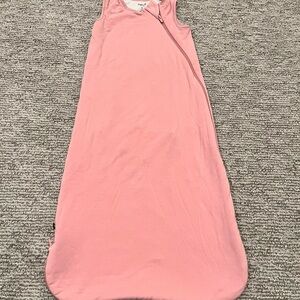 Pink Sleeveless Zip-Front Sleep Sack